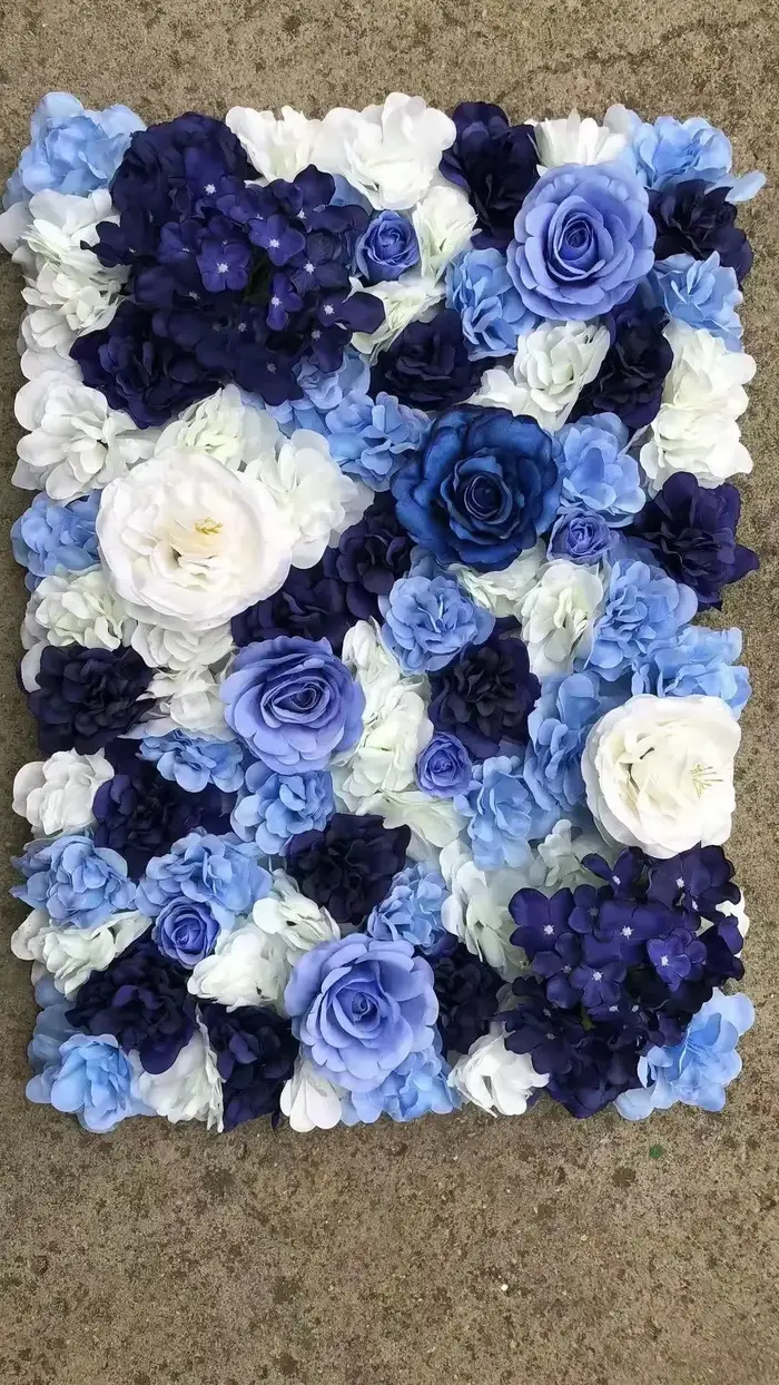 Mur de Fleurs Artificielles pour Décoration de Mariage