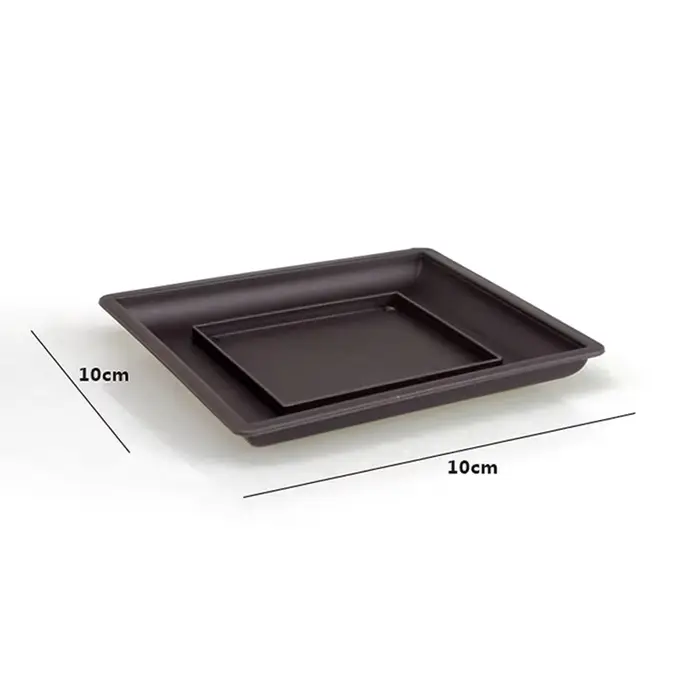 Pot de fleur en plastique, 1 pièce, Pots de fleurs carrés pour balcon, bol de bonsaï, Pot de fleur p