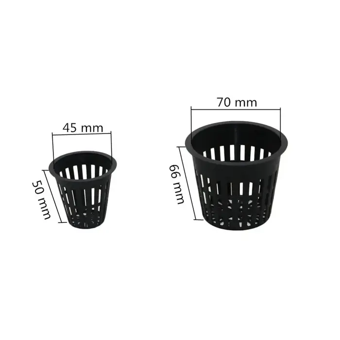 Pot en maille de colonisation hydroponique