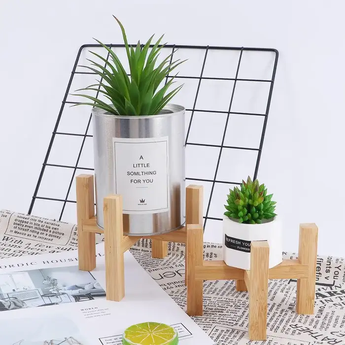 Présentoir de jardinière sur pied d'intérieur