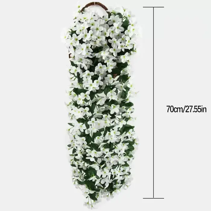 Fleur artificielle violette de 70 cm pour fête, mariage, salon, décoration de festival, DIY, panier