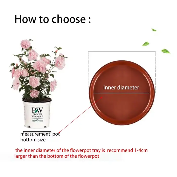 Plateau de Pot de fleur en plastique, 10 pièces, soucoupe de plante ronde goutte à goutte, plateaux