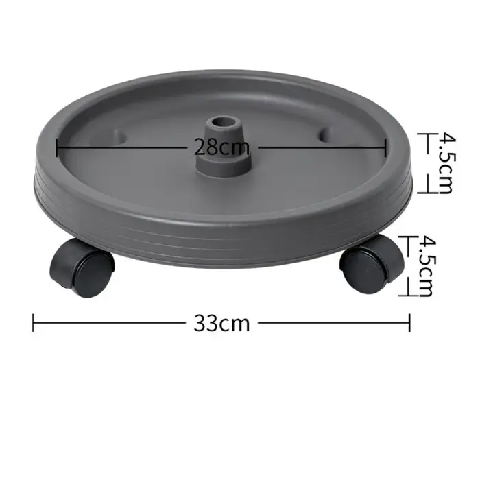 Nouveau pot de fleurs vertical empilable en plastique