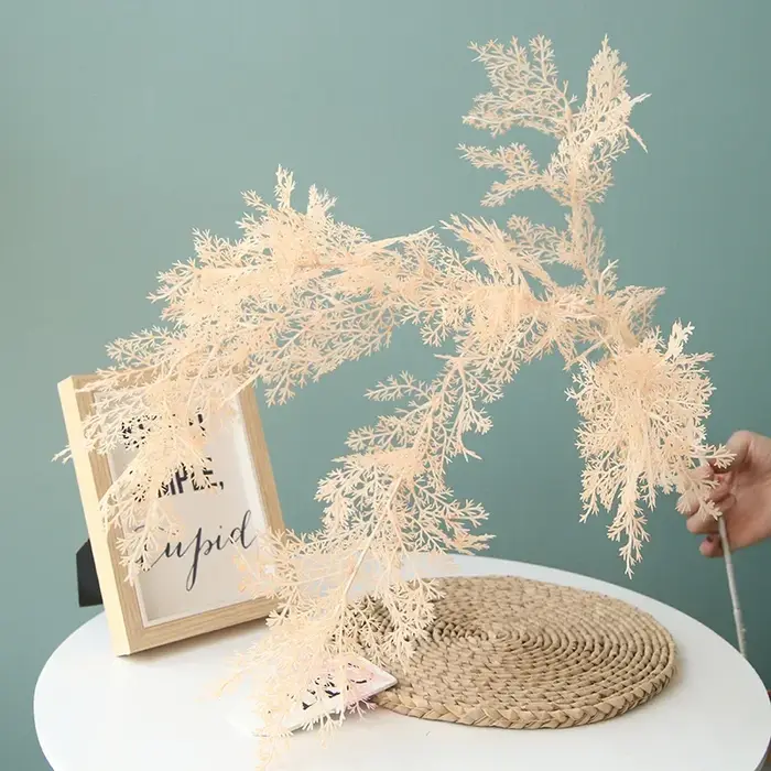 Fleurs artificielles en plastique pour décoration de fond