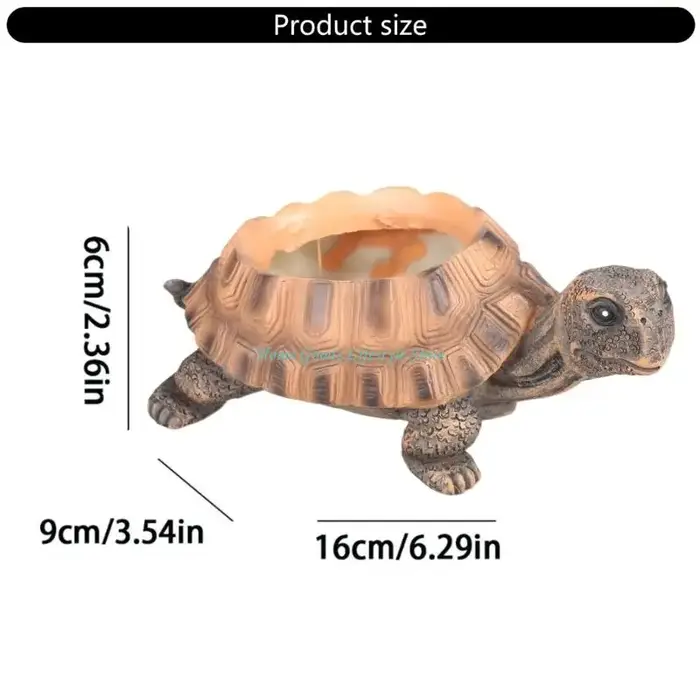 Jardinière tortues en résine E74E