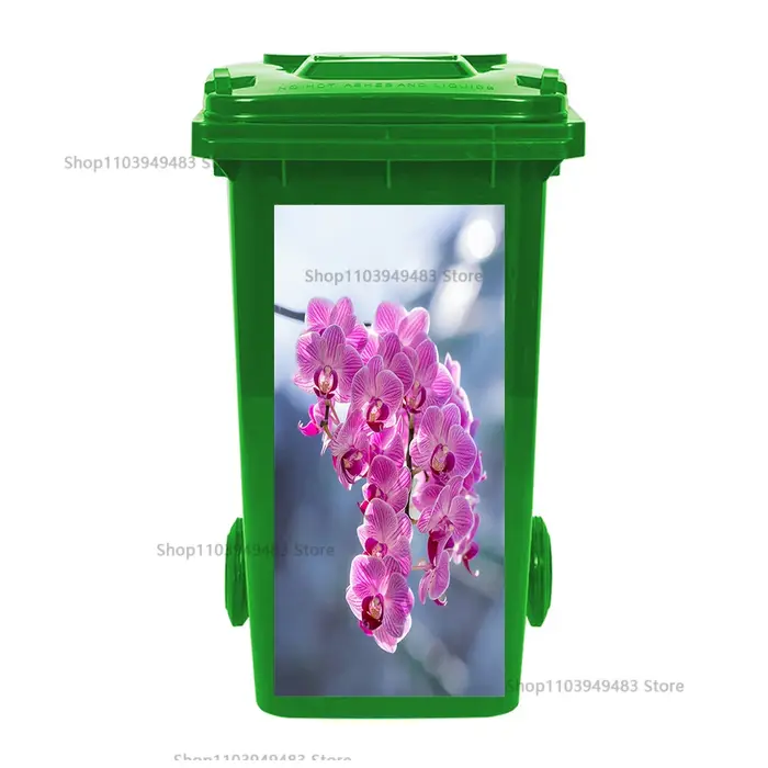 Autocollants muraux imperméables auto-adhésifs pour plantes à fleurs