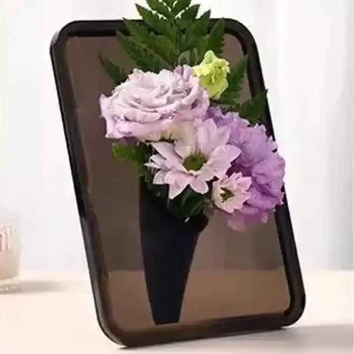 🌟 Vase à fleurs en acrylique transparent, vases d'art moderne pour la décoration de la maison, vases