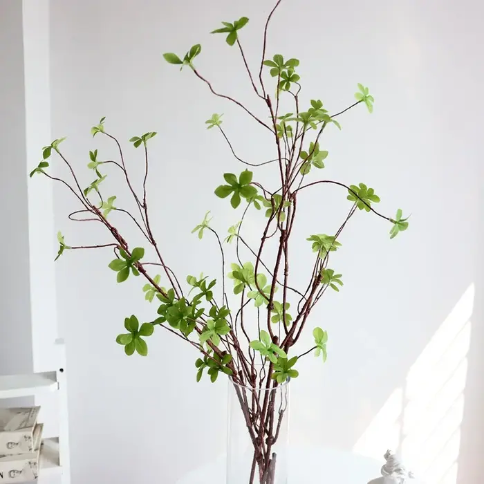 3 pièces de plantes artificielles en soie