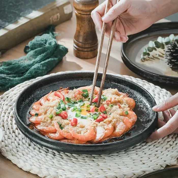 Four à plat en céramique créatif transformé en Style japonais
