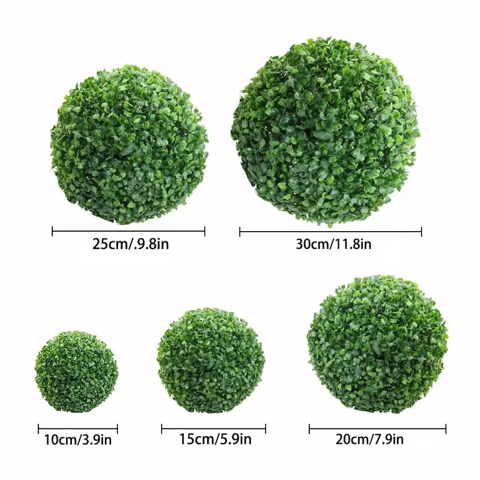 Boules décoratives en plastique pour plantes