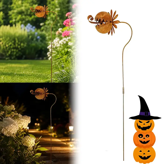 Piquets de jardin en forme de plantes carnivores