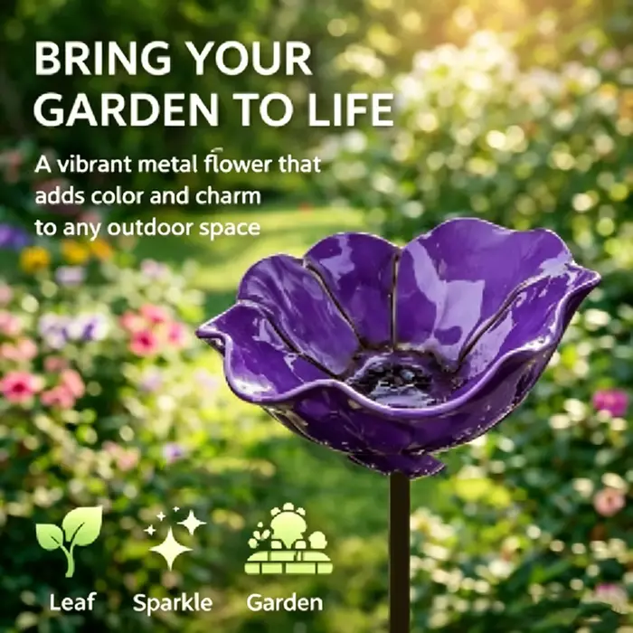 Station d'abreuvement pour abeilles en forme de fleur