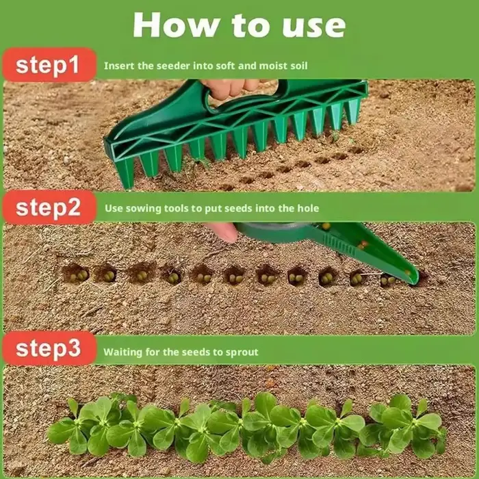 Semoir portable pour jardinage