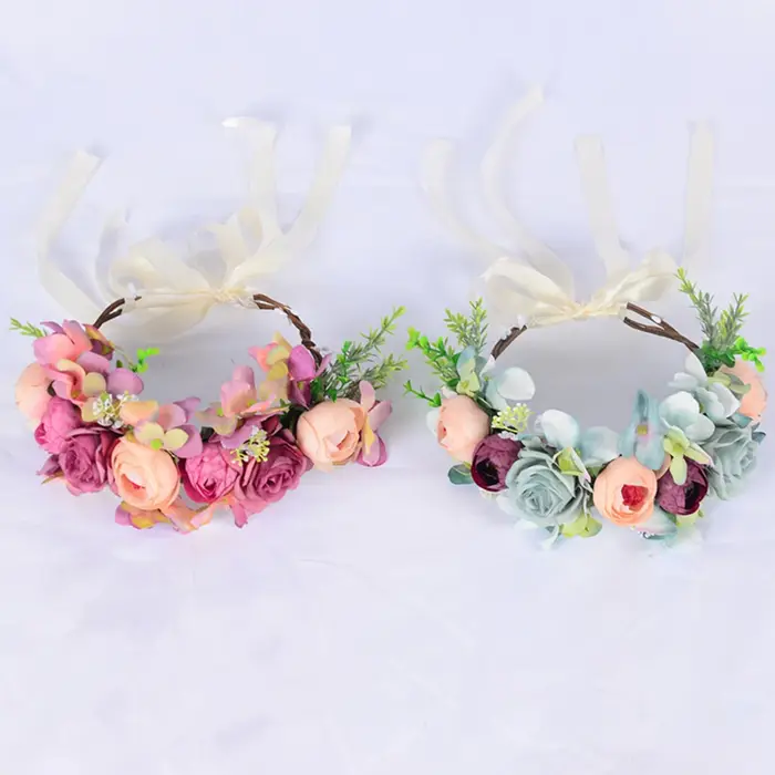 Couronne de fleurs féeriques pour femmes