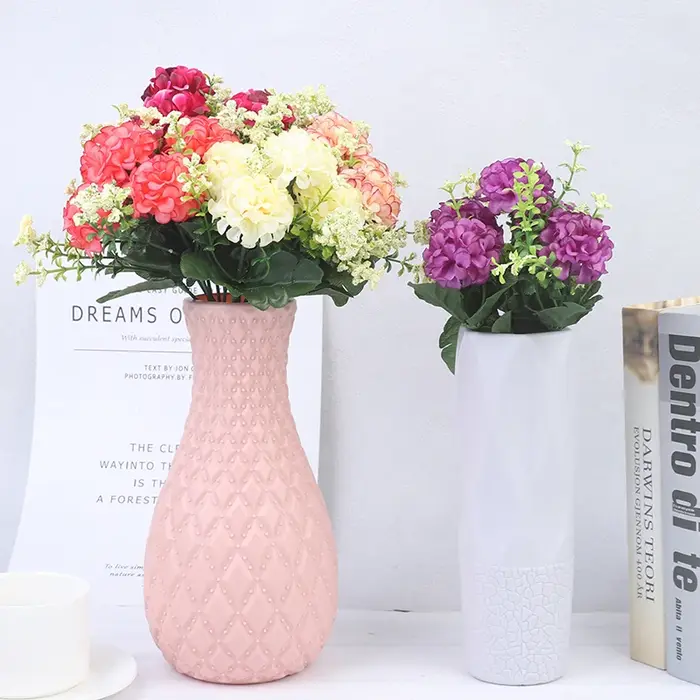 1 Bouquet d'hortensia en soie