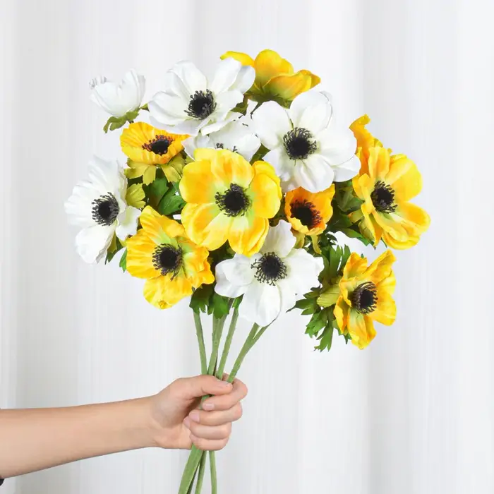 InjAnemone-Fleurs de coquelicot artificielles