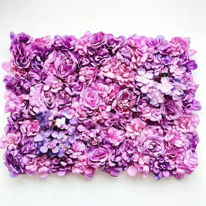Mur de Fleurs Artificielles pour Décoration de Mariage