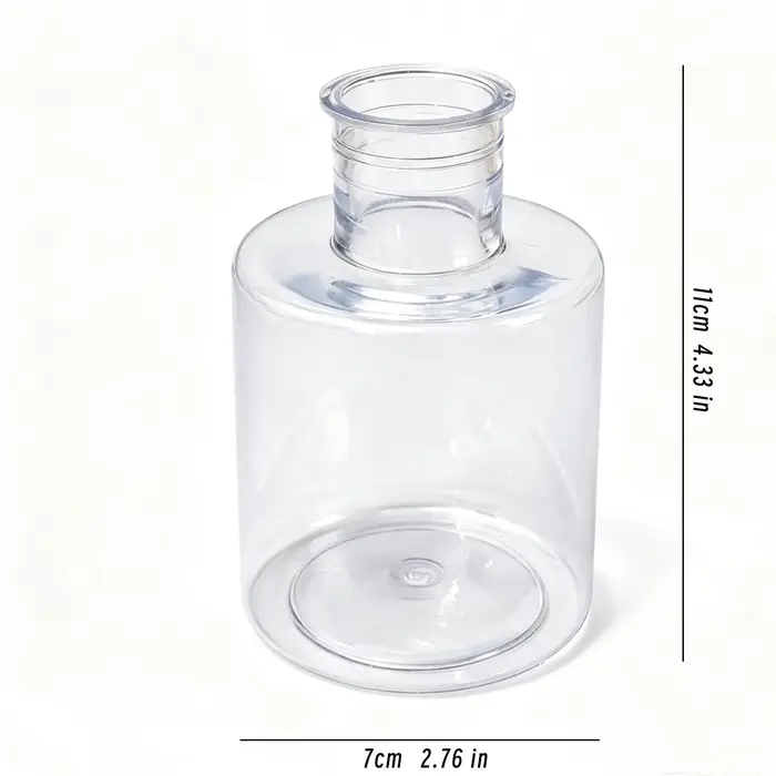 Pot de culture hydroponique en résine transparente