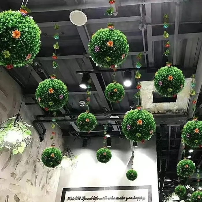 Boule de gazon artificiel écologique