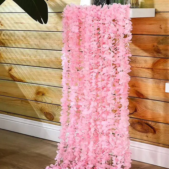 Fleur artificielle en soie cerisier Tengman