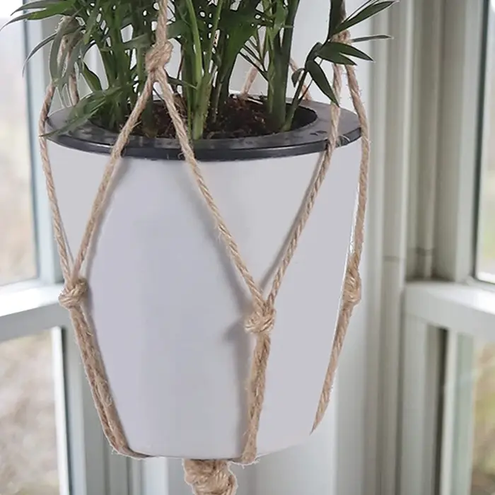 Plante cintre corde après balcon accessoires suspendus parterre de fleurs Pot décorations de jardin 