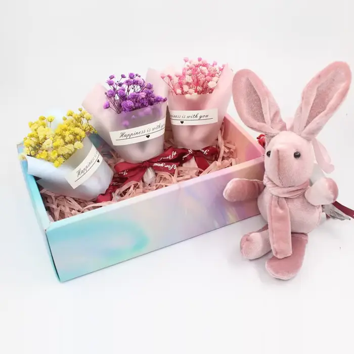 Un bouquet de Mini fleurs séchées naturelles