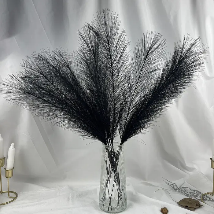 7 pièces moelleux Pampas herbe Boho décor fleur fausse plante roseau simulé fête de mariage décoration de la maison fleurs artificielles