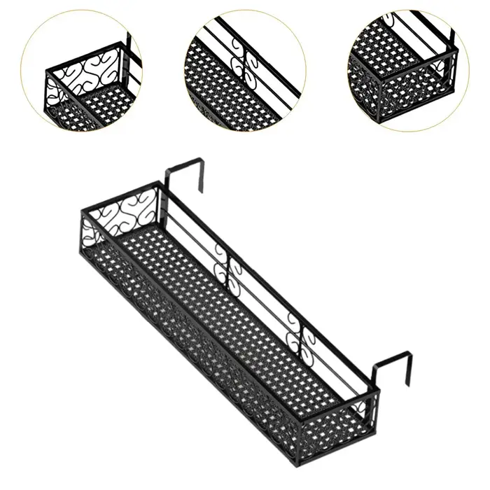 Présentoir de jardinière de garde-corps pour balcon