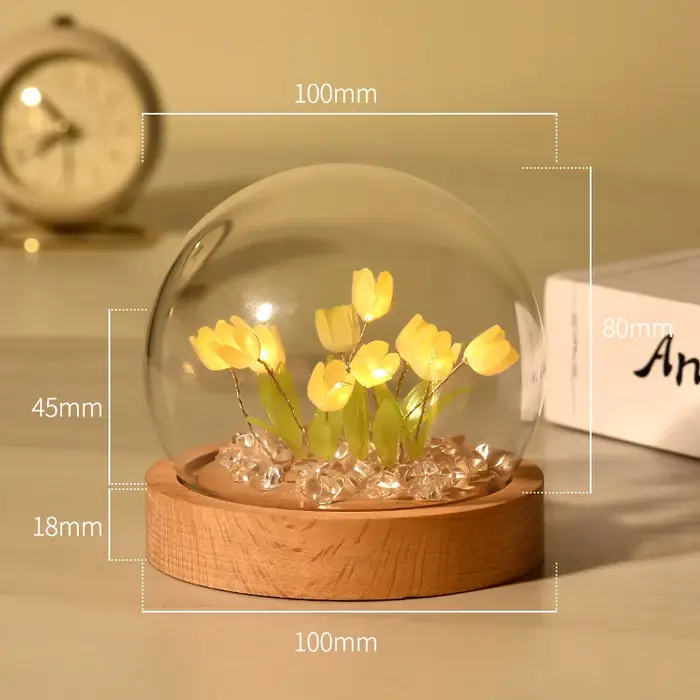 10/15/20 pièces tulipe USB fleur artificielle