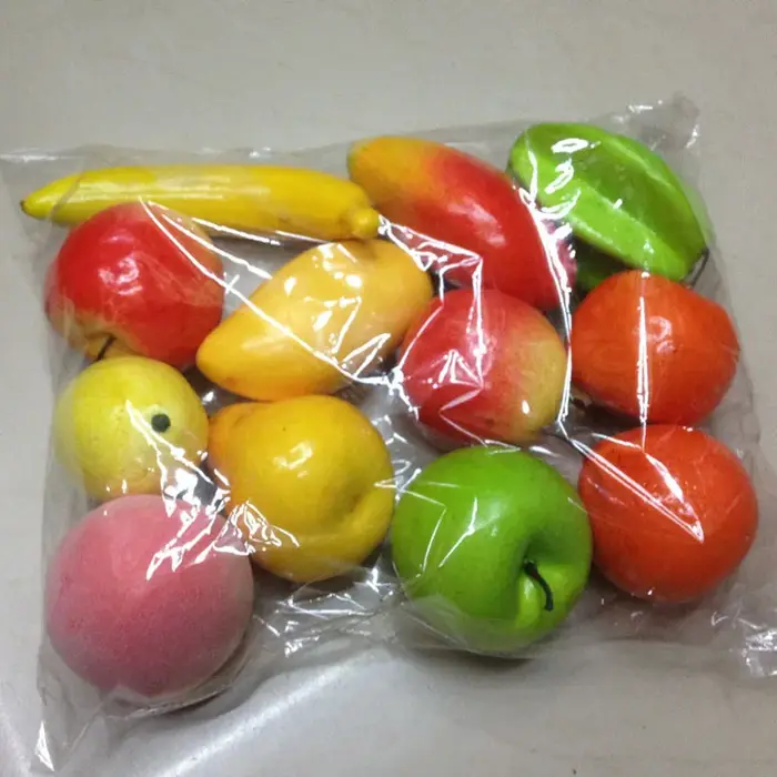Faux Fruits et Légumes en Plastique de 9cm