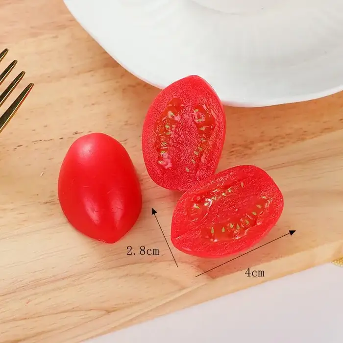 Légumes artificiels cerise tomate modèle alimentaire accessoires décoratifs faux réaliste Simulation fruits décor à la maison 10 pc/lot