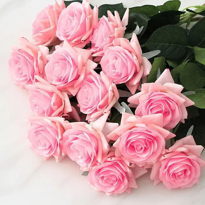 15 pièces de fleurs artificielles