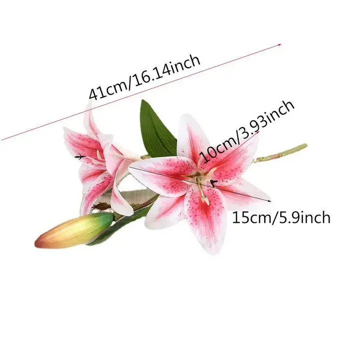 Lys artificiel pour décoration de mariage
