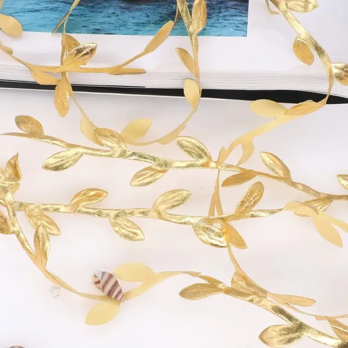 10/20 mètres artificielle petite feuille corde fleur couronne plante vigne maison mariage Festival salle centres de table jardin extérieur offre spéciale