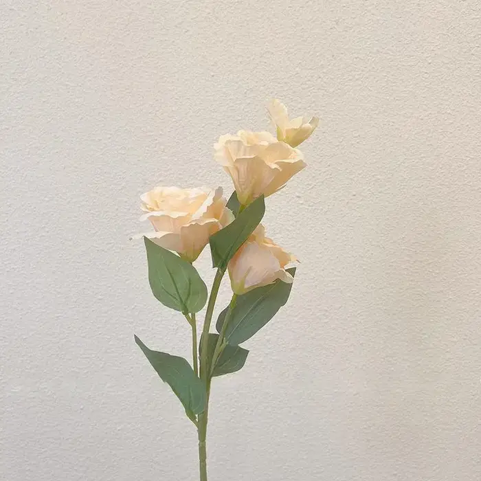 Grands Roses artificielles Eustoma Grandiflorum, Simulation de fleurs en soie, pour maison, mariage,