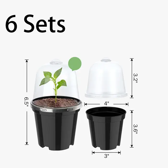 Pots de pépinière, pots à fleurs