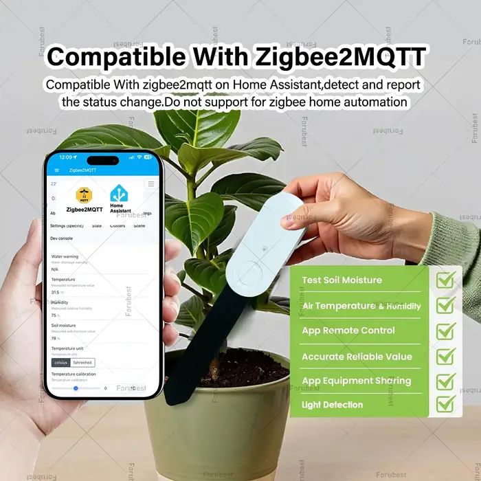 Zigbee – testeur de sol 4 en 1