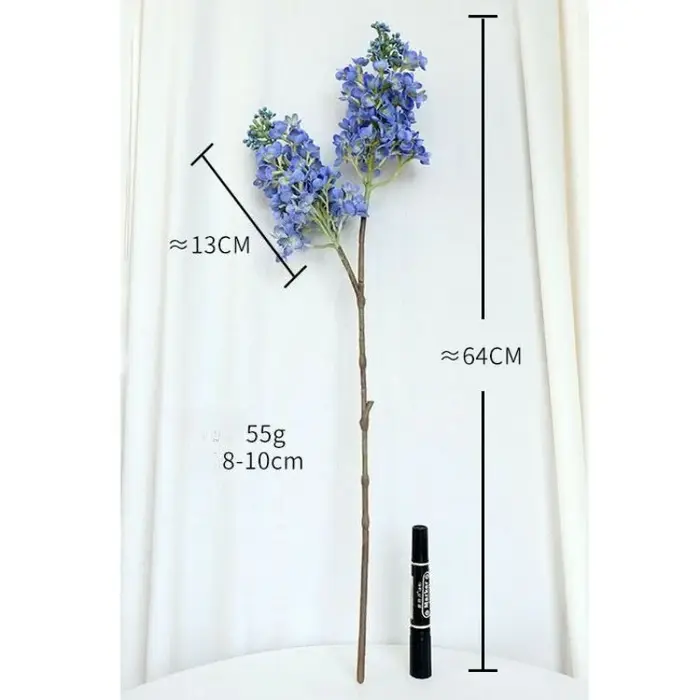 Branche de lilas artificielles 3D