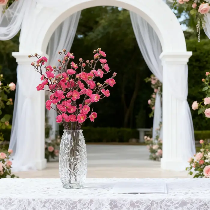 Fleurs artificielles en soie