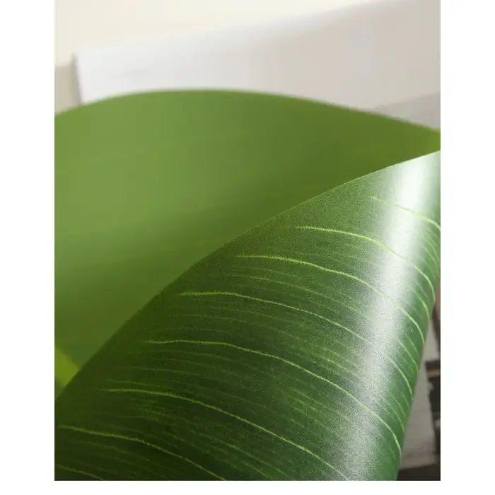 Napperon de beauté de plante verte simulée PEVA