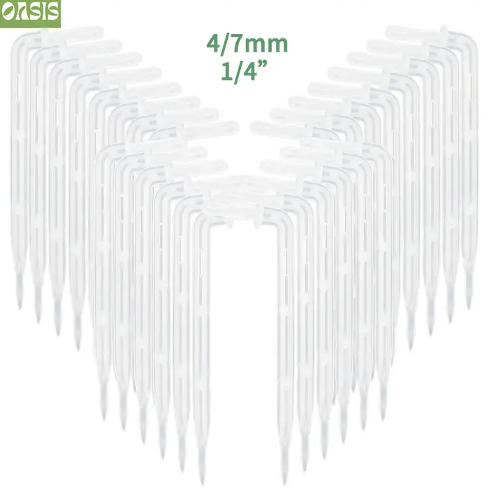 OASIS-Micro Irrigation de Jardin, Flèche de Courbure Transparente, Goutteur de Tuyau, Émetteur de Go