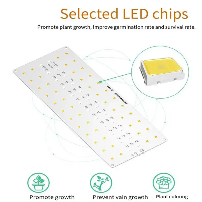 Lumière de croissance LED d'intérieur USB panneau quantique plante éclairage supplémentaire suspendu 5V lampe