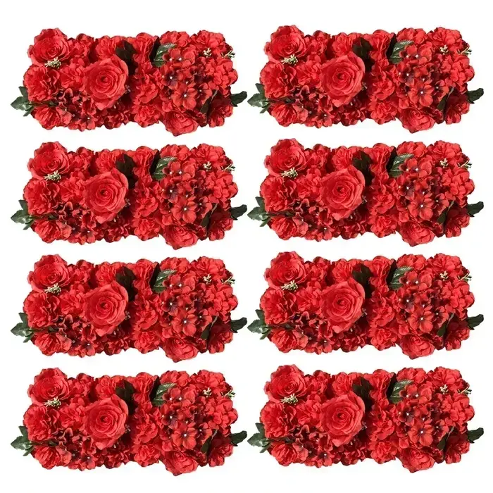 Fleurs artificielles pour décoration de fond de fête