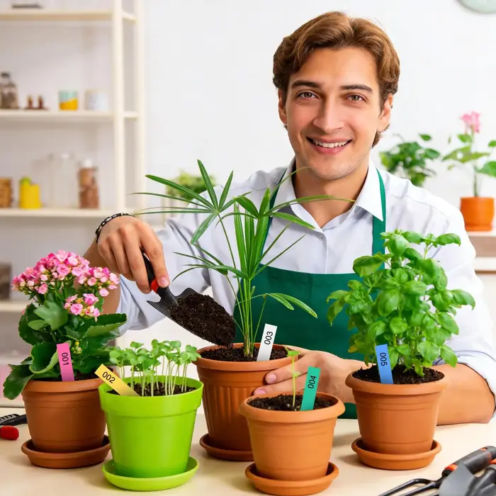 Étiquettes de plantes imperméables