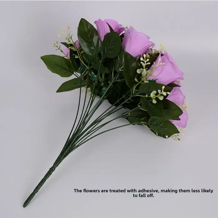 18 têtes de fleurs artificielles miniatures pour photographie