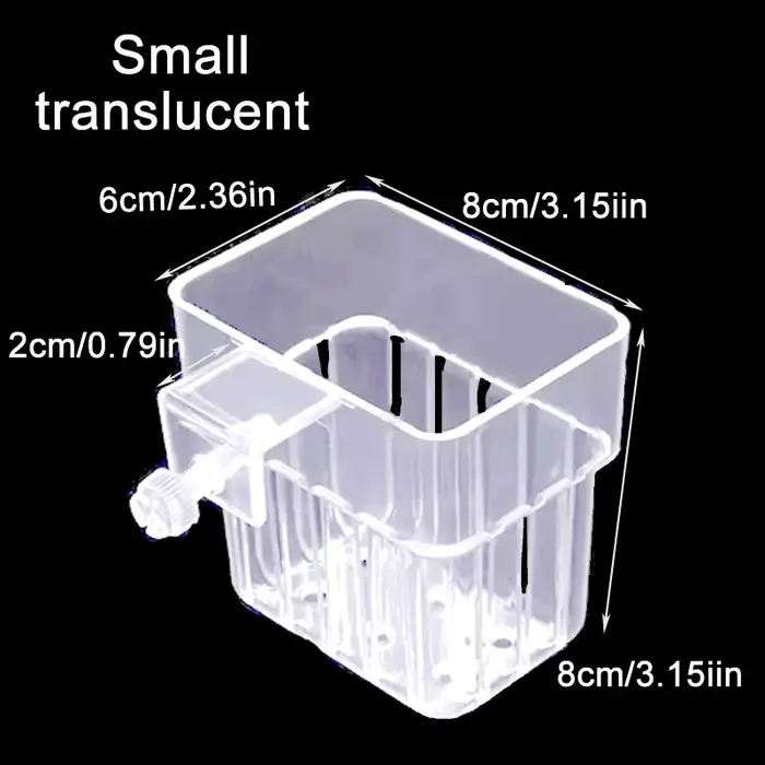 Panier hydroponique Transparent pour Aquarium, support mural pour plantes émergentes, tasse domestiq