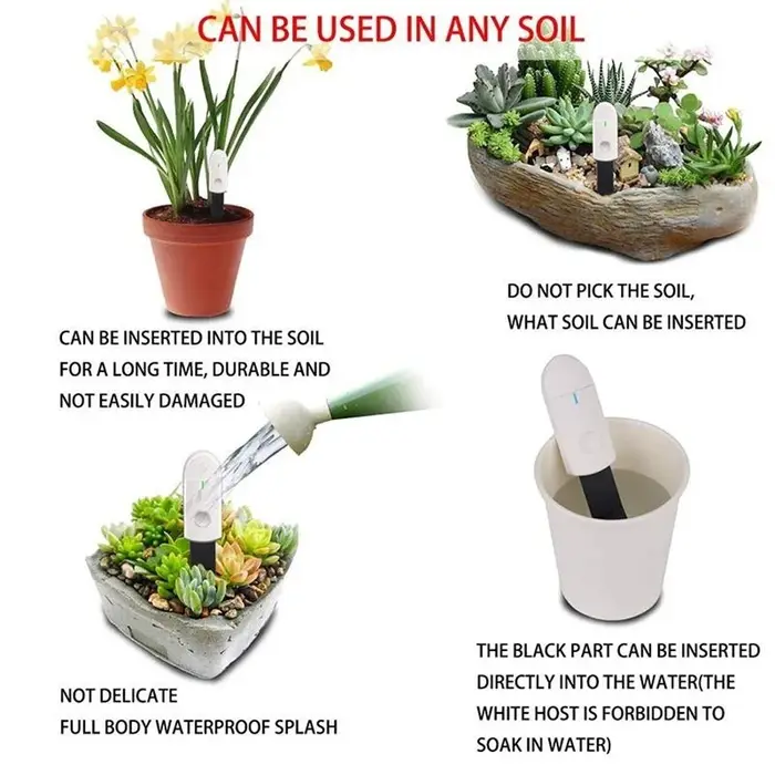 Testeur Intelligent d'humidité du sol, compteur d'humidité pour plantes de pelouse de ferme, moniteur de sol de fleurs, hygromètre, outil de jardinage pratique