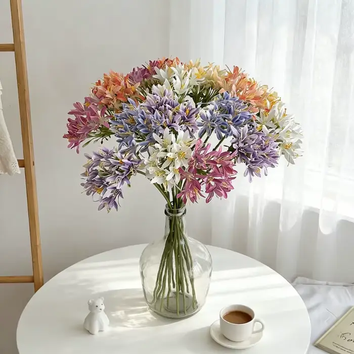 Fleur artificielle Agapanthus de 60 cm pour la maison