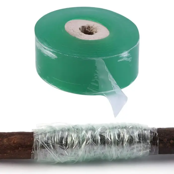 100/600M PE greffage bande Film extensible auto-adhésif jardin arbre rouleau