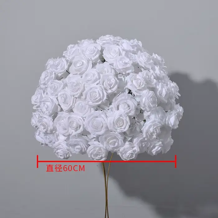 Boule de fleurs artificielles